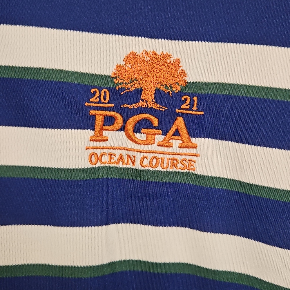 Polo Golf Ralph Lauren Striped Polo Size Large